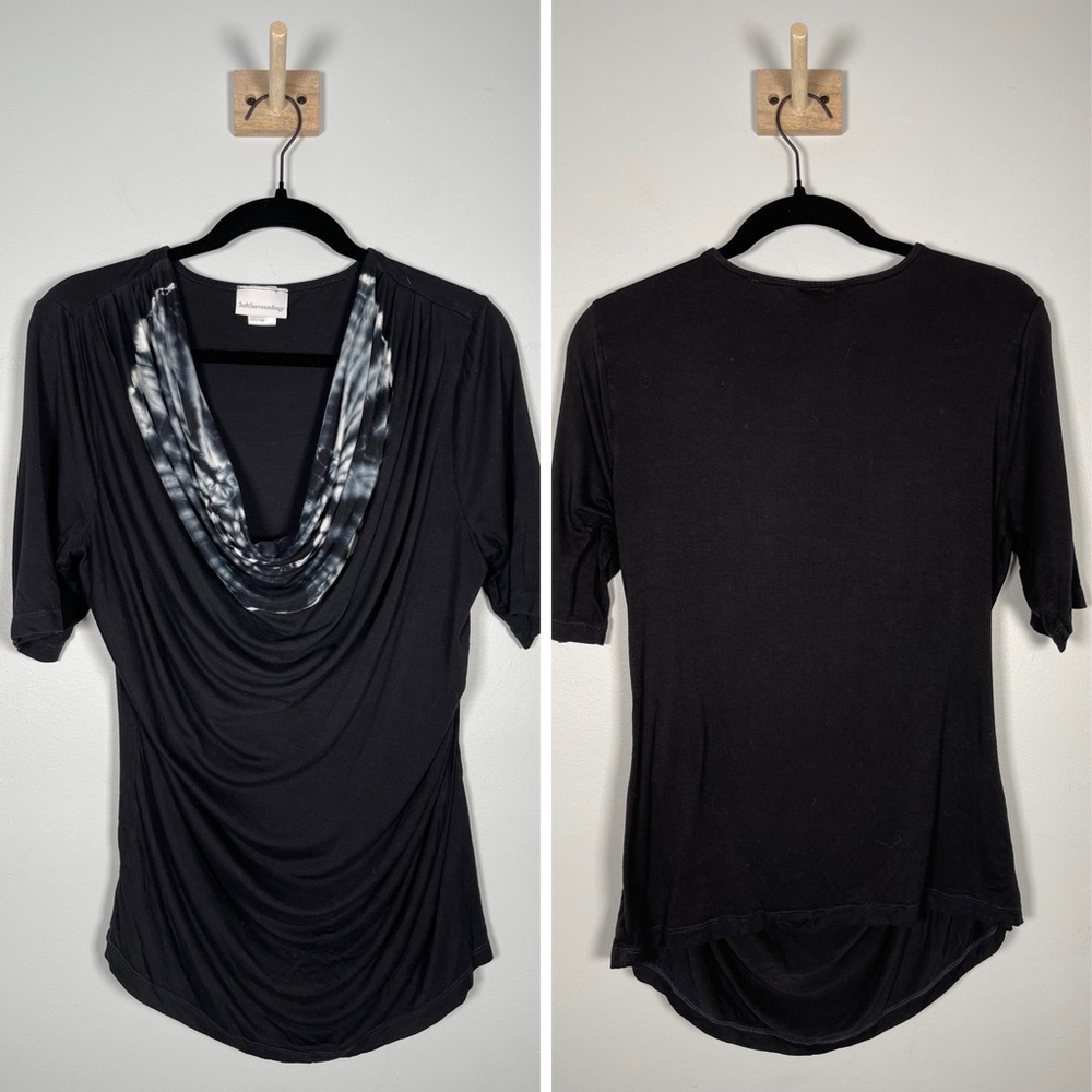 Soft Surroundings Scoop Neck Tie-Dye Top